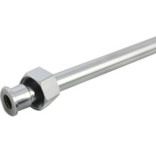 Țeavă metalică cu racord pentru instalații sanitare