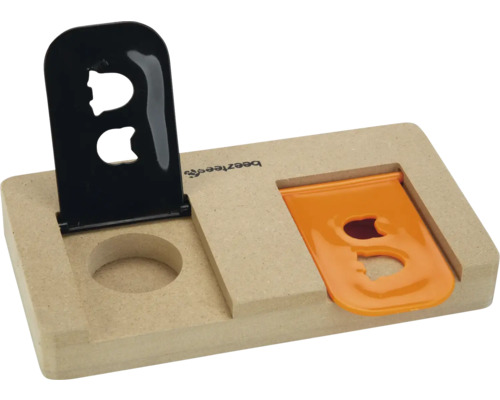 Jucărie din lemn pentru pisici cu doi glisori