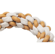 Jucărie noduroasă pentru câini din sfoară și plastic