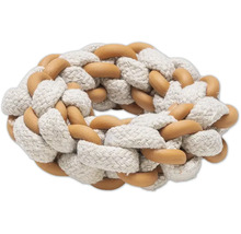 Inel împletit pentru jucării de câini din funie și cauciuc