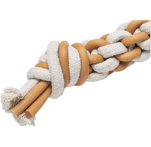 Jucărie din sfoară pentru câini cu cauciuc