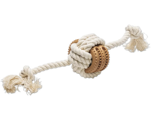 Jucărie pentru câini din sfoară și plastic