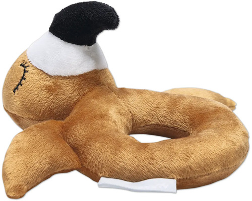 Nevăstuică de pluș cu cap negru și guler