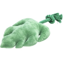 Jucărie pentru câini în formă de frunză cu sfoară