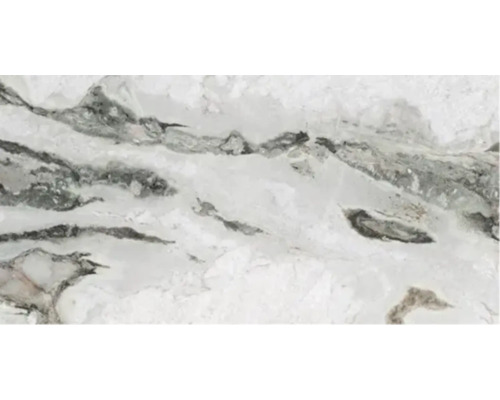 Gresie interior porțelanată rectificată Pekin gri 60x120 cm Placă decorativă cu aspect de marmură