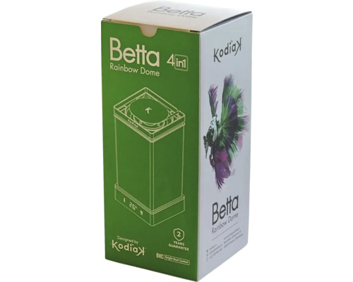 Ambalajul acvariului Betta Rainbow Dome 4 în 1 de la Kodiax