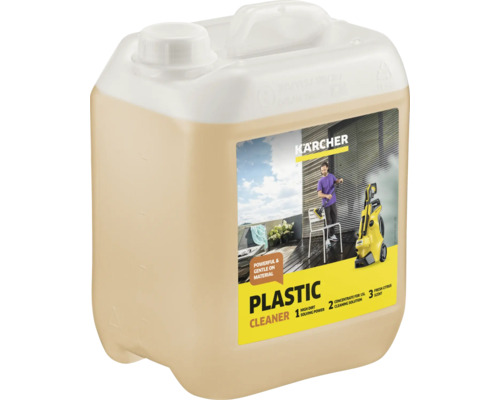Detergent pentru plastic Kärcher într-un recipient