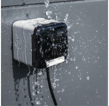 Priză rezistentă la stropire pentru exterior cu cablu