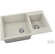 Chiuvetă cu două cuve și scurgere