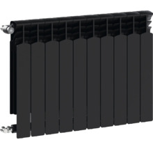 Radiator panou negru pentru montare pe perete