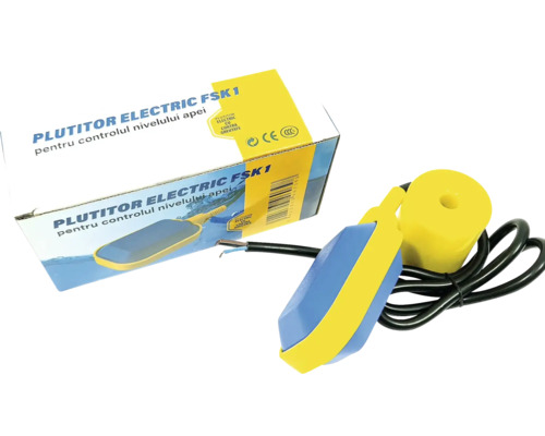 Întrerupător electric cu flotor cu ambalaj pentru controlul nivelului apei