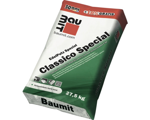 Tencuială baumit Edelputz Classico Special 27,5 kg Baumit Classico Special Edelputz Spezial în sac de 27,5 kilograme