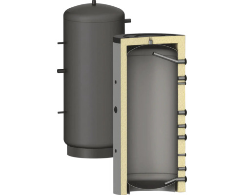 Boiler de apă caldă cu și fără izolație