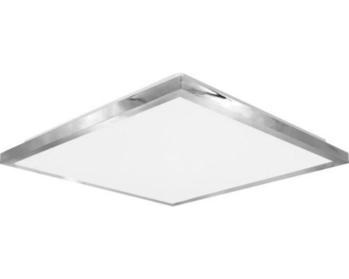 Plafonieră pătrată cu ramă argintie