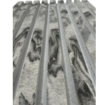 Prim-plan cu paravan gri cu model marmorat