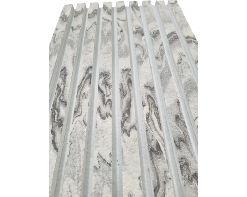 Placă decorativă cu aspect de marmură și caneluri