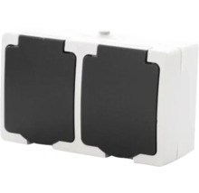 Priză dublă pentru exterior