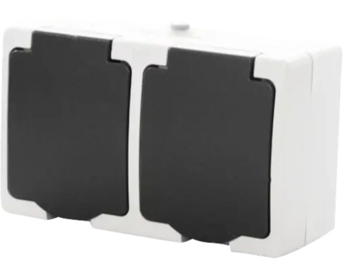 Priză dublă pentru exterior