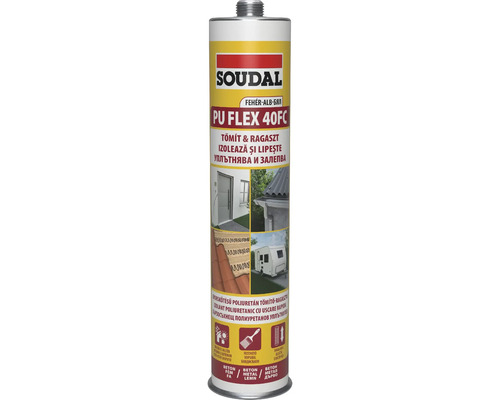 Mastic poliuretanic SOUDAL 40FC pentru lipiri și izolari în construcții 310 ml Soudal PU Flex 40FC etanșant și adeziv, tub