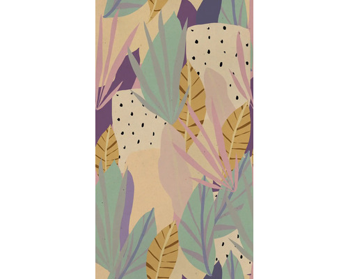Model tropical cu frunze pentru decorarea pereților