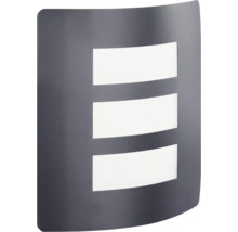 Lumină de perete gri cu trei fante orizontale de lumină