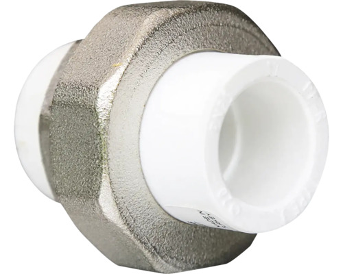 Racord filetat din metal și plastic