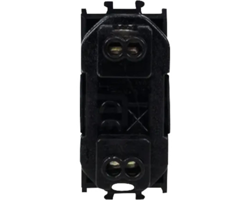 Spatele unei inserții de comutator negru