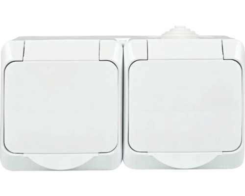 Priza dublă pentru exterior