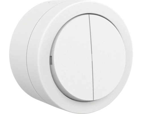Comutator Ovivo xOne IP54 alb, montaj aplicat Întrerupător rotund pentru controlul luminii