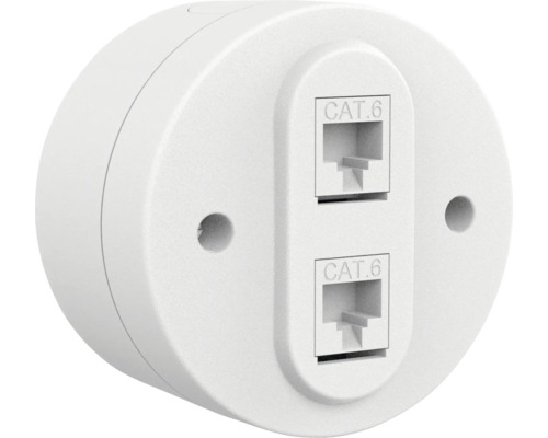 Priza de rețea cu două conexiuni CAT.6