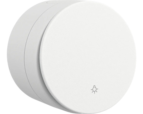 Buton cu revenire Ovivo xOne Big Button IP54 alb, montaj aplicat Spot LED de tavan rotund