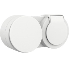 Priză pentru încăperi umede cu capac rabatabil