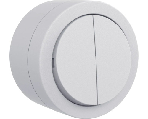 Comutator Ovivo xOne IP54 gri, montaj aplicat Buton dublu pentru programe de comutare