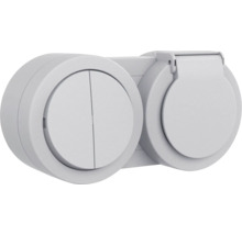 Combinație întrerupător și priză pentru spații umede