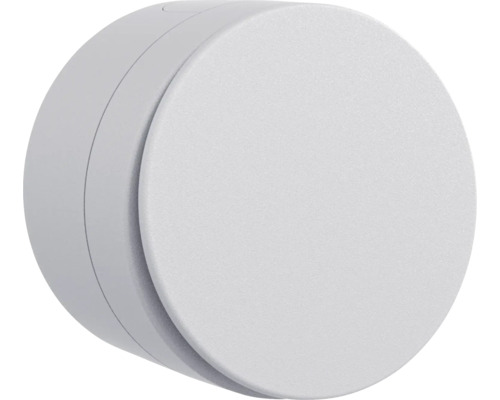 Întrerupător simplu Ovivo xOne Big Button IP54 gri, montaj aplicat Lumină de perete rotundă