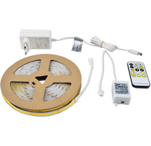 Bandă LED pe rolă cu sursă de alimentare și telecomandă