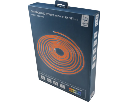 Ambalaj pentru bandă LED Neon Flex Lumak Pro de exterior, 10 metri