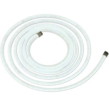 Furtun de apă alb încolăcit