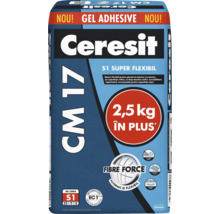 Adeziv pentru plăci ceramice Ceresit CM 17 în sac de 2,5 kilograme