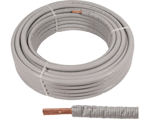 Țeavă cupru izolată 18x1 mm (la metru) Tub izolator din plastic și cupru în formă de inel