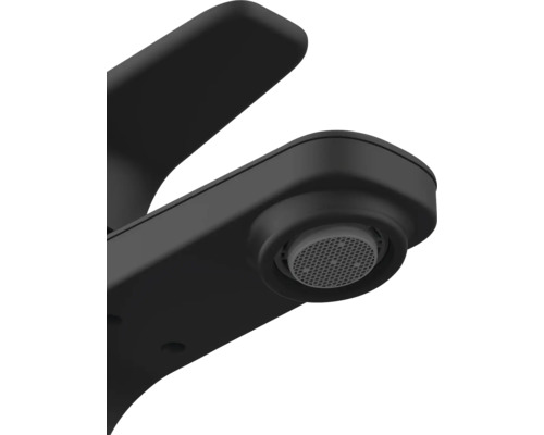 Vizualizare detaliată a unei baterii negre cu regulator de jet