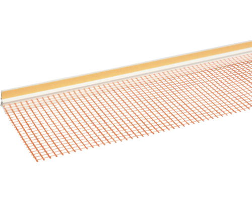 Profil THERMOPAN PVC cu plasă și bandă de etanșare 6x2400 mm Profil pentru tencuială cu țesătură