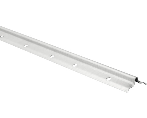 Șină ghidaj THERMOPAN din oțel zincat pentru tencuială mecanică 6x3000 mm Bordură metalică pentru gazon cu găuri de fixare