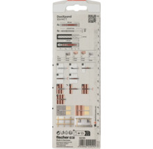 Ambalaj dibluri Fischer DuoXpand 10x140 T cu instrucțiuni de montaj și detalii despre produs