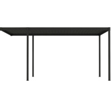 Pavilion cu acoperiș dreptunghiular și stâlpi de susținere