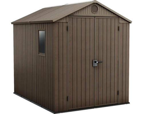 Cabină de grădină cu ușă dublă și fereastră