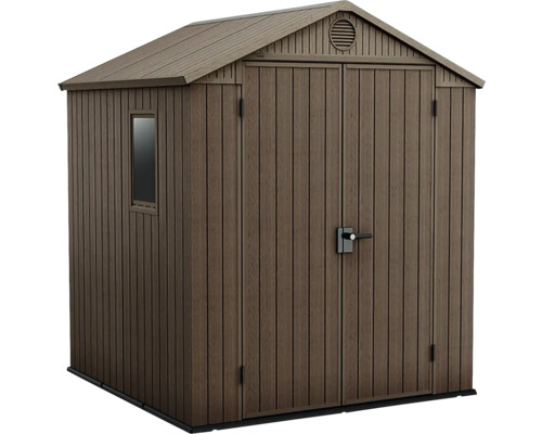 Șopron de grădină cu ușă dublă și fereastră