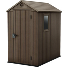 Dulap de grădină din lemn cu fereastră și ușă