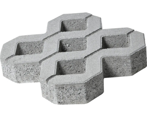 Grilaj gri pentru gazon din beton