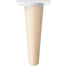 Picior de mobilă din lemn cu placă de montaj